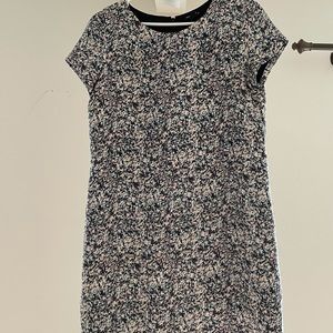 Club Monaco abstract floral silk dress